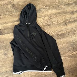 Mens Jordan hoodie size xl black